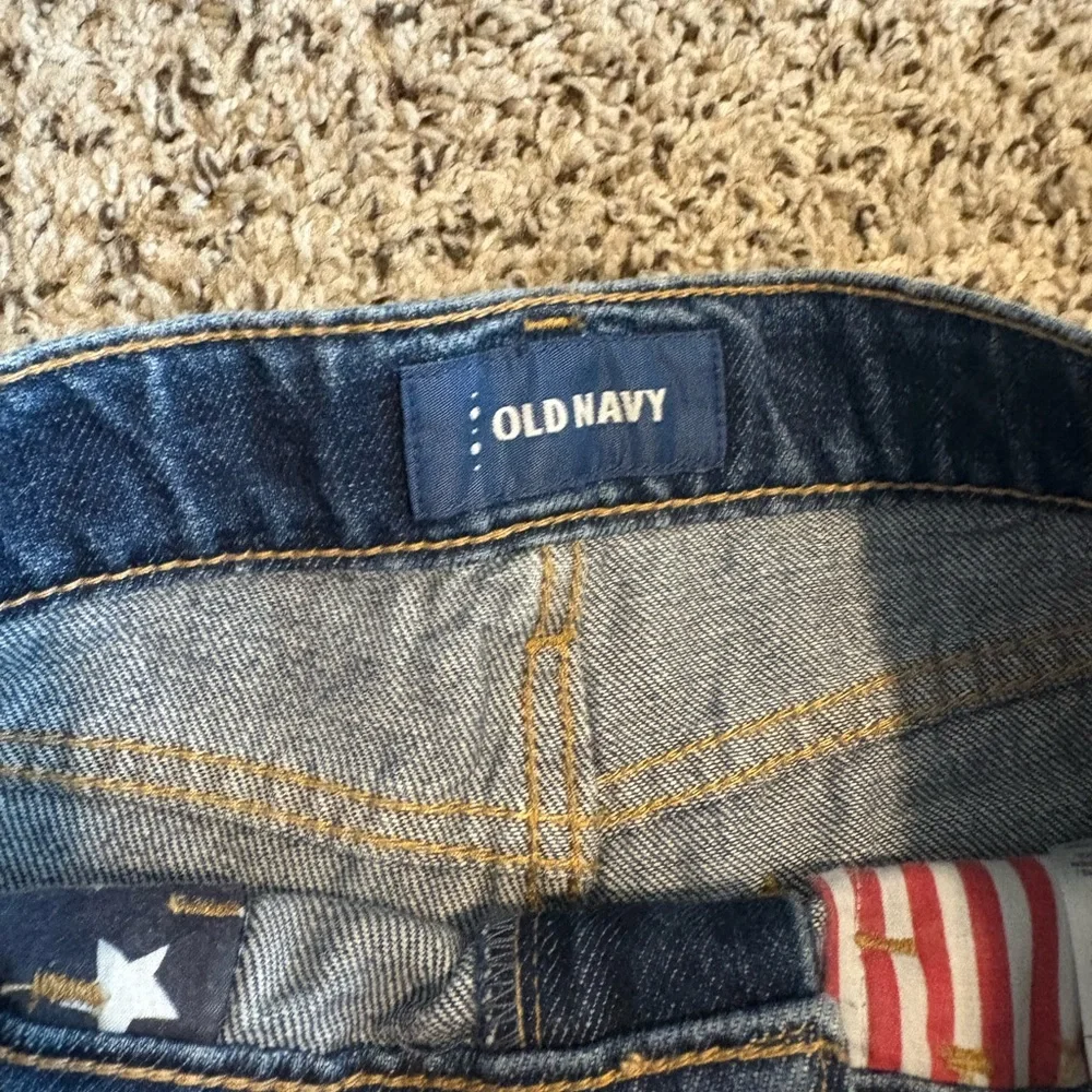 Old Navy Girls Dark Blue Jean Shorts - Picture 2 of 8